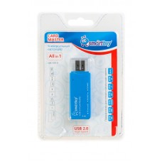 Smartbuy <SBR-749-B> USB2.0 MMC/SDHC/microSDHC/MS(/Pro/Duo/M2) Card Reader/Writer
