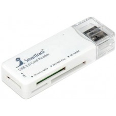 Smartbuy <SBR-749-W> USB2.0 MMC/SDHC/microSD/MS(/Pro/Duo/M2) Card Reader/Writer