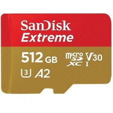 SanDisk Extreme <SDSQXAV-512G-GN6MN> microSDXC Memory Card 512Gb UHS-I U3 V30 A2