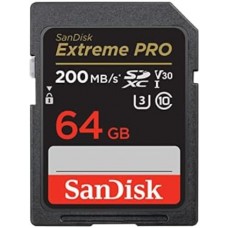 SanDisk Extreme PRO <SDSDXXU-064G-GN4IN> SDXC Memory Card 64Gb UHS-I U3 Class10 V30