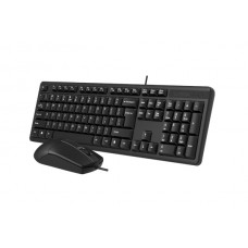 Клавиатура A4Tech KK-3330S USB Black (Кл-ра, USB,+Мышь,3кн, Roll, USB)