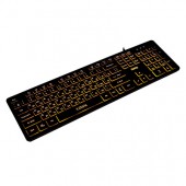 Клавиатура Dialog Katana KK-ML17U <Black> <USB> 104КЛ, подсветка клавиш