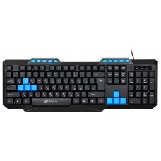 Клавиатура OKLICK 750G Black-Blue <USB> 104КЛ+10КЛ М/Мед <337452>