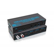Orient <HS0301AH-2.0> HDMI Switcher (3in -> 1out, 2RCA, Jack3.5, S-PDIF, ПДУ, 2.0)