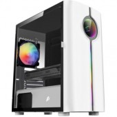 Miditower 1STPLAYER INFINITE SPACE IS3 <IS3-WH-1F2-W> White MicroATX без БП