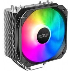 PCCooler (GI-)Paladin 400 ARGB (4пин, 1155/AM4, 28.6дБ, 800-1600 об/мин, Al+тепл.трубки)