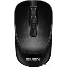 SVEN Wireless Optical Mouse <RX-380W Black> (RTL) USB 4btn+Roll