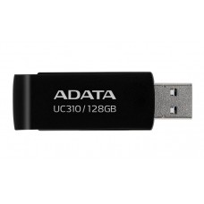 USB3.2 128Gb ADATA UC310 (UC310-128G-RBK) USB 3.2 Type-A, пластик, поворотный разъем, черный