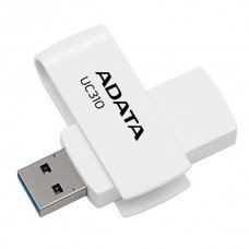 USB3.2 128Gb ADATA UC310 (UC310-128G-RWH) USB 3.2 Type-A, пластик, поворотный разъем, белый