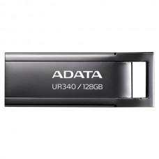 USB3.2 128Gb ADATA UR340 (AROY-UR340-128GBK) USB 3.2 Type-A, металл, без колпачка, серый