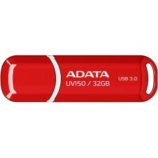 USB3.2 32Gb ADATA UV150 (AUV150-32G-RRD) USB 3.2 Type-A, пластик, с колпачком, красный