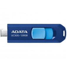 USB3.2 64Gb ADATA UC300 (ACHO-UC300-64G-RNB/BU) USB 3.2 Type-A, пластик, выдвижной механизм, синий/голубой