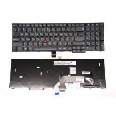 Клавиатура для ноутбука Lenovo ThinkPad E550, E550C, E555, E560, E565, черная, с джойстиком