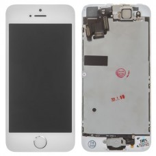 Дисплей для Apple iPhone 5S в сборе с тачскрином (Foxconn), белый