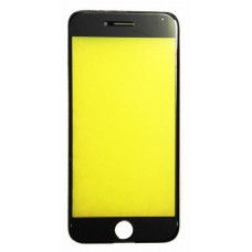 Стекло для переклейки дисплея Apple iPhone 7 Plus в сборе с рамкой и OCA пленкой, черный