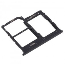 Держатель (лоток) SIM-карты для Samsung Galaxy A01 Core (A013F), черный