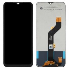 Рамка дисплея для Tecno Spark 8C, Spark Go 2022 Черная (возможен дефект ЛКП)