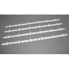 Светодиодная подсветка для телевизоров LG 49UJ, 49LJ, 49LV, 6916L-2862A, 6916L-2863A, V17 49 ART3 (комплект, 4 шт)