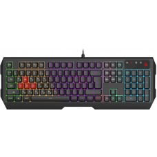 Клавиатура A4Tech Bloody B140N черный USB Multimedia for gamer LED (подставка для запястий) (B140N)