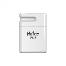USB3.0 32Gb Netac U116 (NT03U116N-032G-30WH) USB 3.0 Type-A, пластик, с колпачком, белый
