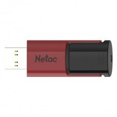 USB3.0 32Gb Netac U182 (NT03U182N-032G-30RE) USB 3.0 Type-A, пластик, без колпачка, красный, выдвижной механизм