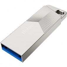 USB3.2 64Gb Netac UM1 (NT03UM1N-064G-32PN) USB 3.2 Type-A, металл, без колпачка, серебристый