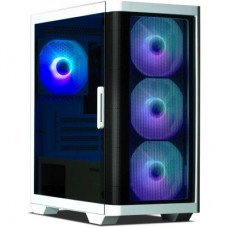 Корпус MicroATX Без БП Zalman M4 (Tempered Glass, 1xUSB 2.0, 2xUSB-A 3.2 5Гбит/с, 4x120mm FAN, HD Audio+Mic, VGA MAX 320mm, CPU MAX 157mm, пылевые фильтры) White