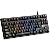 Клавиатура Defender Blitz GK-240L RU (45240) (игровая, механическая, Outemu Blue, ход линейный/тихие, пластик, USB/радио/Bluetooth, подсветка, черный)