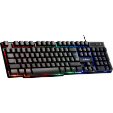 Клавиатура Defender Mayhem GK-360DL (45360) (игровая для ПК, интерфейс подключения - USB, подсветка, влагозащита, цвет черный)