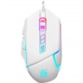 Игровая мышь Defender Furia GM-543 Rainbow (52544) (полноразмерная игровая мышь для ПК, проводная USB, сенсор оптический 6600dpi, 7 кнопок, колесо с нажатием, цвет белый)