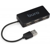 Buro <BU-HUB4-U2.0-Slim> 4-Port USB2.0 Hub