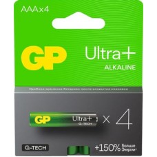 GP Ultra+ 24AUPA21-2CRSB4 (LR03) Size AAA, щелочной (alkaline) <уп. 4 шт>