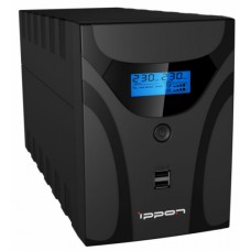 UPS 1600VA Ippon Smart Power Pro II 1600 LCD+ComPort+защита телефонной линии/RJ45+USB