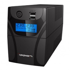 UPS 650VA Ippon Back Power Pro II 650 Euro LCD +USB+защита телефонной линии/RJ45