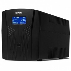UPS 1500VA SVEN <Pro 1500 Black> LCD, USB, защита RJ45