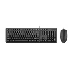 Клавиатура A4Tech KK-3330 USB Black (Кл-ра, USB,+Мышь,3кн, Roll, USB)