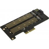 Espada <PCIe2M2> (RTL) PCI-Ex4, 1xM.2 22xx B + 1xM.2 22xx M