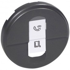 Legrand Celiane <067951> Лицевая панель розетки 1хRJ45 (графит)