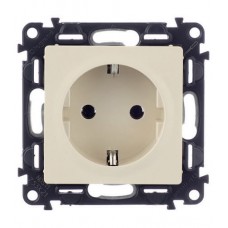 Legrand Valena <753521> Розетка (2К+З, внут., без рамки, слоновая кость)