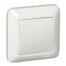 Schneider Electric Прима <VS1U-116-BI> Выключатель (1клав.,внут., белый)