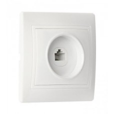 Smartbuy Венера <SBE-01w-S1-RJ> Розетка внутренняя RJ-45