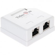 Розетка внешняя двойная RJ-45 кат.5(e)
