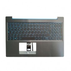 Клавиатура для ноутбука Lenovo IdeaPad L340-15, черная с голубой подсветкой