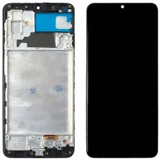 Дисплей для Samsung Galaxy M32 SM-M325F OLED, черный с рамкой