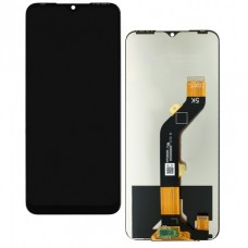 Дисплей (модуль) для Tecno Spark 8C (KG5n) в сборе с тачскрином черный