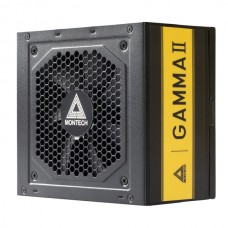 БП Montech 750W GAMMA II (MNT-G750-B) / APFC 100-240V / ATX12V 2.3 / 80+ Gold / 12V 62А / 120mm Silent Fan / (20+4) MB + 2*(4+4) CPU + 4*(6+2) GPU + 8 SATA + 3 Molex / не модульные плоские мягкие кабели