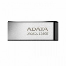USB3.2 128Gb ADATA UR350 (UR350-128G-RSR/BK) USB 3.2 Type-A, металл, без колпачка, черный