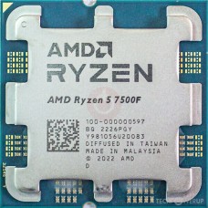 Процессор Socket-AM5 AMD Ryzen 5 7500F (100-000000597) 6C/12T 3.7GHz/5.0GHz 6+32Mb 65W oem