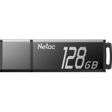 USB3.0 128Gb Netac U351 (NT03U351N-128G-30BK) USB 3.0 Type-A, пластик, с колпачком, черный