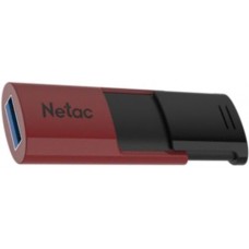 USB3.0 256Gb Netac U182 (NT03U182N-256G-30RE) USB 3.0 Type-A, пластик, выдвижной механизм, черный/красный